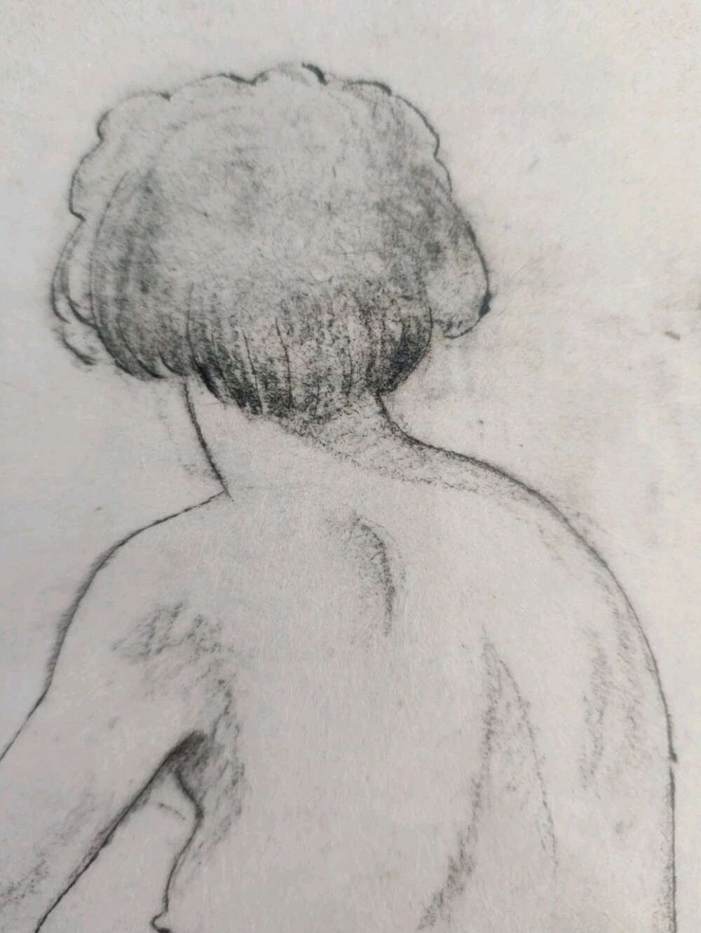Nude Woman Sketch By Well Known Swedish Artist åke nothberg” - Picture 4 of 16